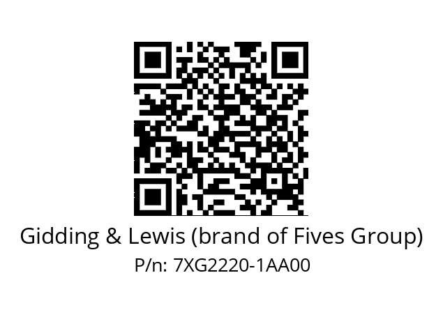   Gidding & Lewis (brand of Fives Group) 7XG2220-1AA00