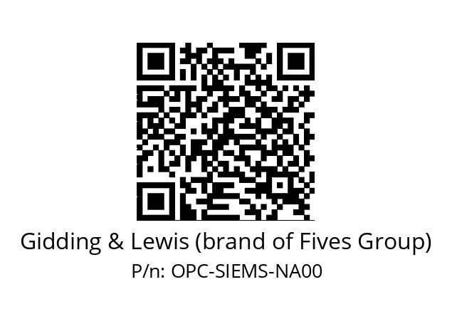   Gidding & Lewis (brand of Fives Group) OPC-SIEMS-NA00