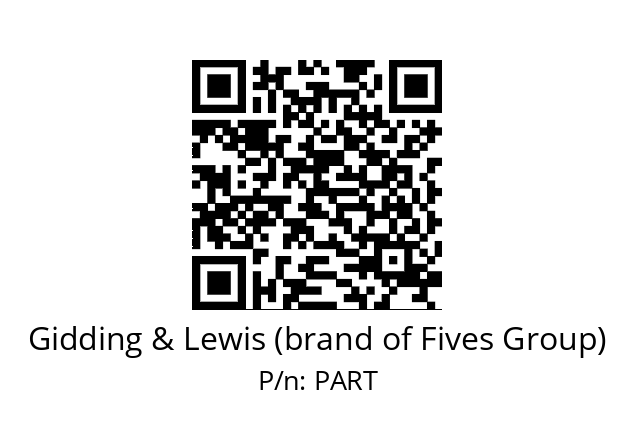   Gidding & Lewis (brand of Fives Group) PART