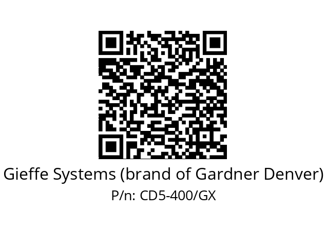   Gieffe Systems (brand of Gardner Denver) CD5-400/GX