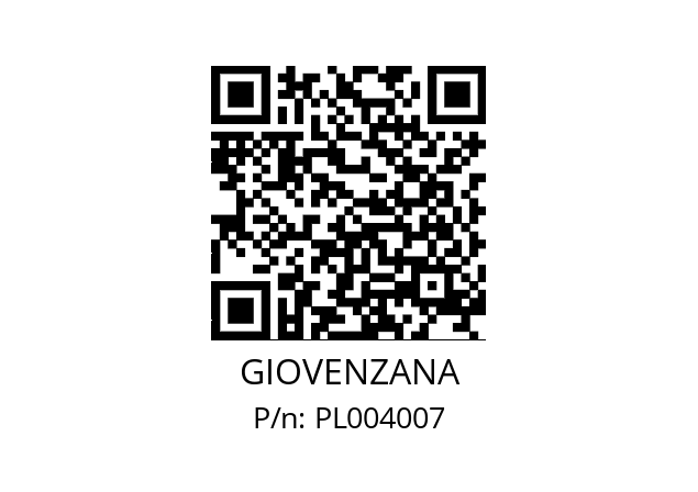   GIOVENZANA PL004007