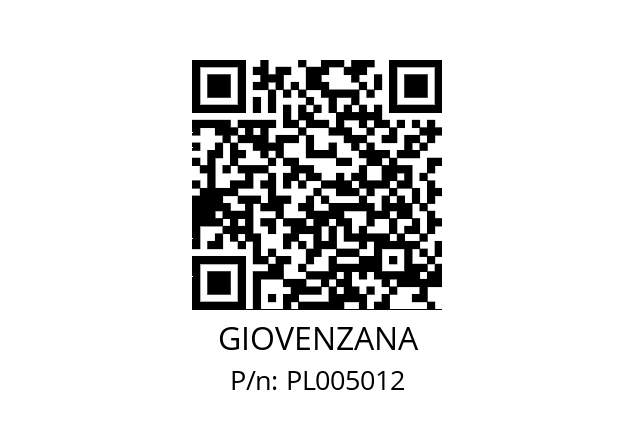   GIOVENZANA PL005012