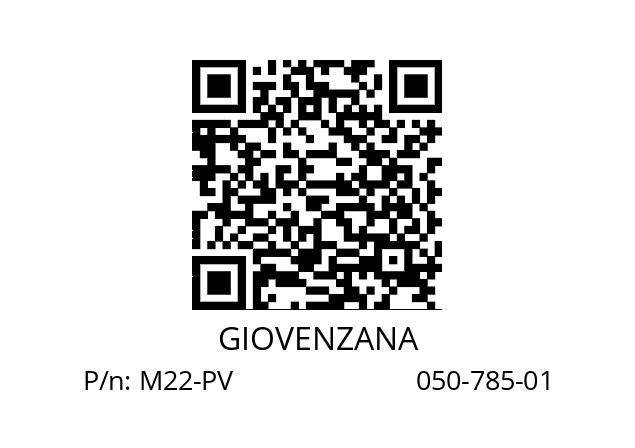   GIOVENZANA M22-PV                          050-785-01