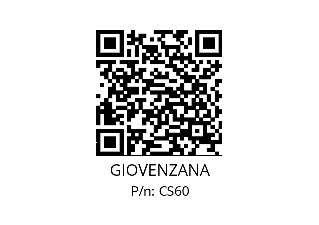   GIOVENZANA CS60