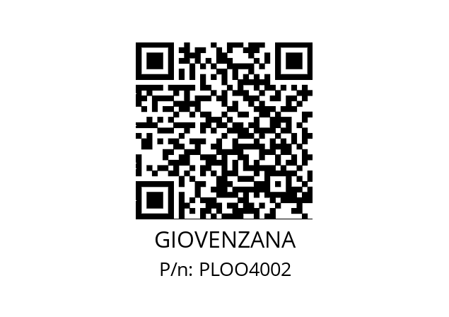   GIOVENZANA PLOO4002