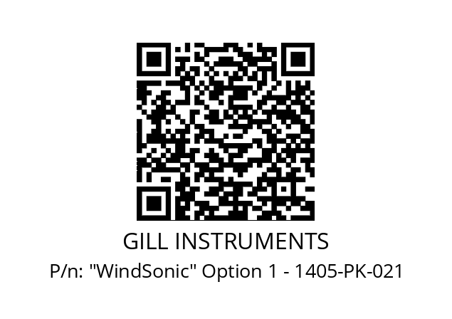   GILL INSTRUMENTS "WindSonic" Option 1 - 1405-PK-021