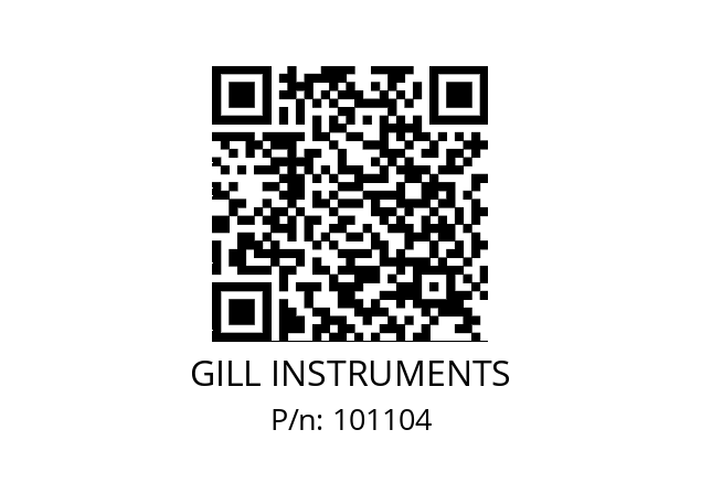   GILL INSTRUMENTS 101104