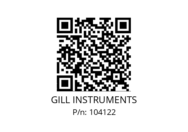   GILL INSTRUMENTS 104122