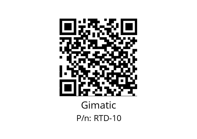   Gimatic RTD-10