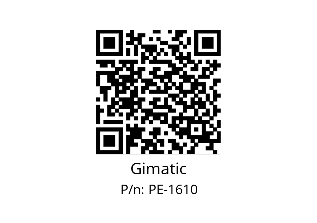   Gimatic PE-1610