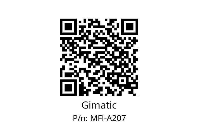   Gimatic MFI-A207