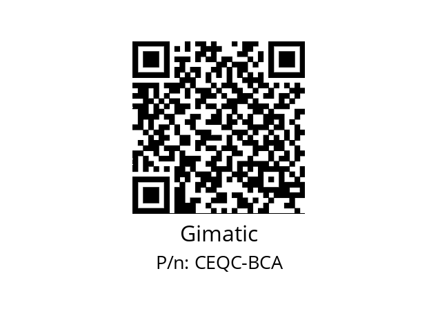   Gimatic CEQC-BCA