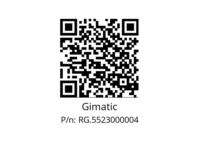   Gimatic RG.5523000004