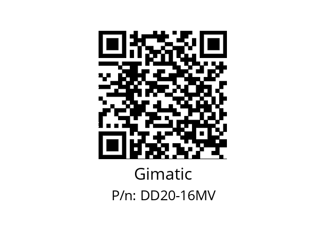   Gimatic DD20-16MV