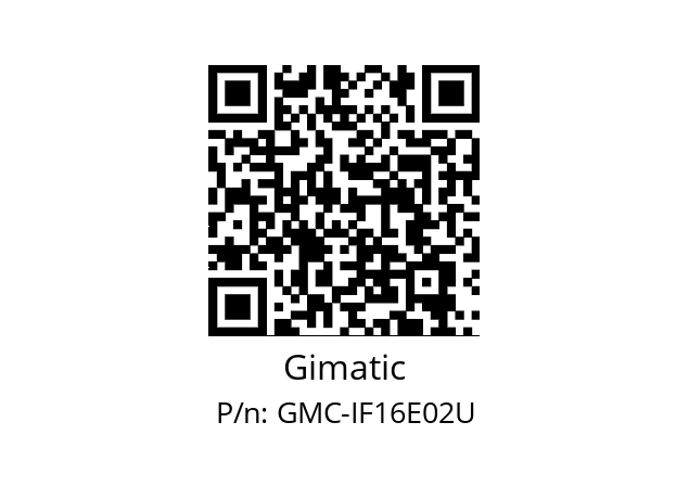   Gimatic GMC-IF16E02U