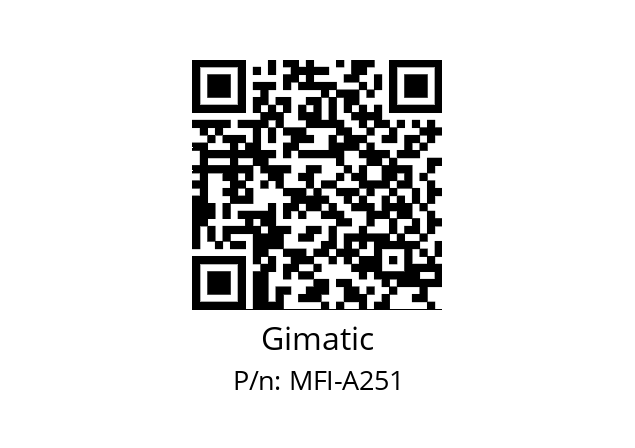   Gimatic MFI-A251