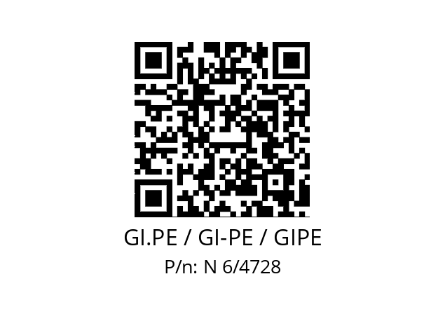   GI.PE / GI-PE / GIPE N 6/4728