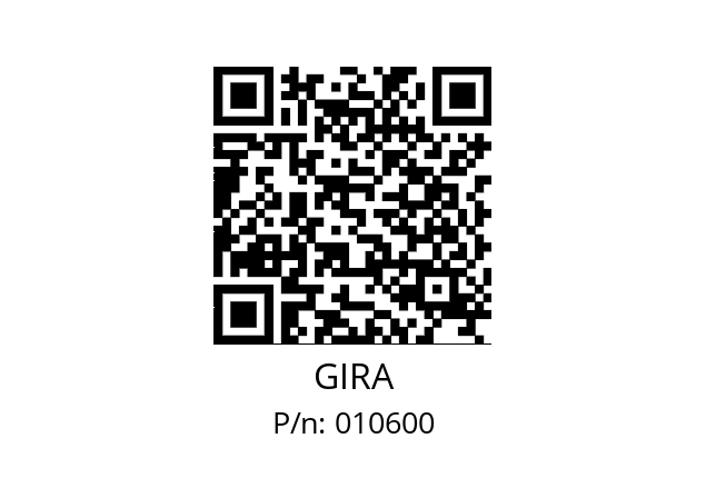   GIRA 010600