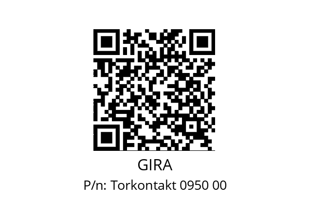   GIRA Torkontakt 0950 00