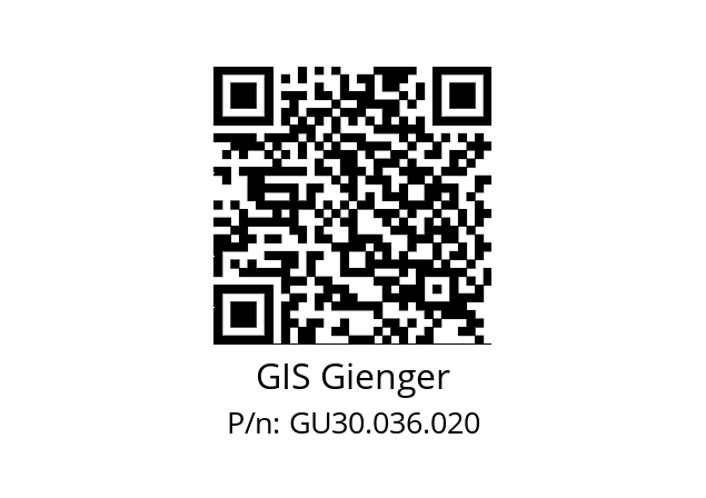   GIS Gienger GU30.036.020