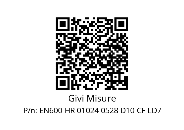   Givi Misure EN600 HR 01024 0528 D10 CF LD7