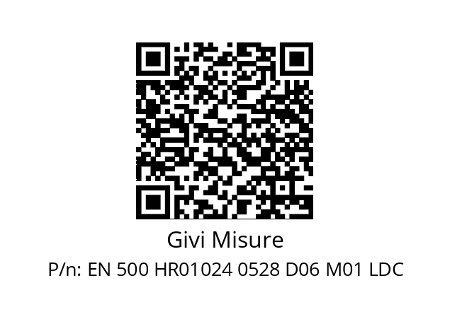   Givi Misure EN 500 HR01024 0528 D06 M01 LDC