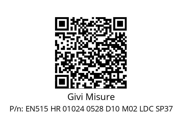   Givi Misure EN515 HR 01024 0528 D10 M02 LDC SP37