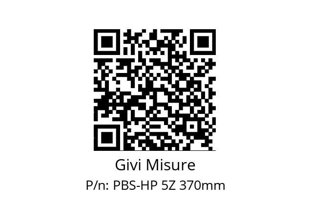   Givi Misure PBS-HP 5Z 370mm