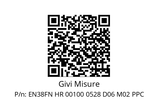   Givi Misure EN38FN HR 00100 0528 D06 M02 PPC