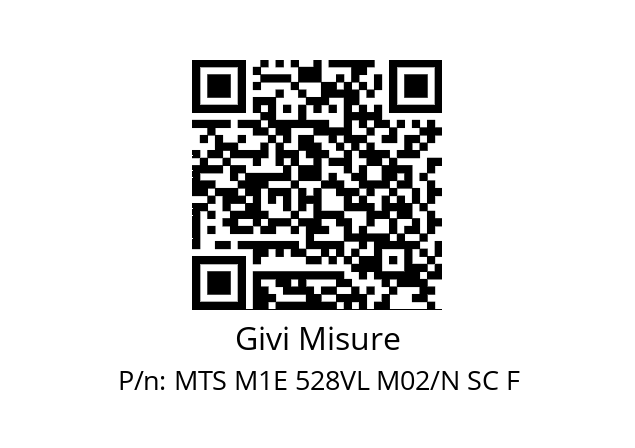   Givi Misure MTS M1E 528VL M02/N SC F