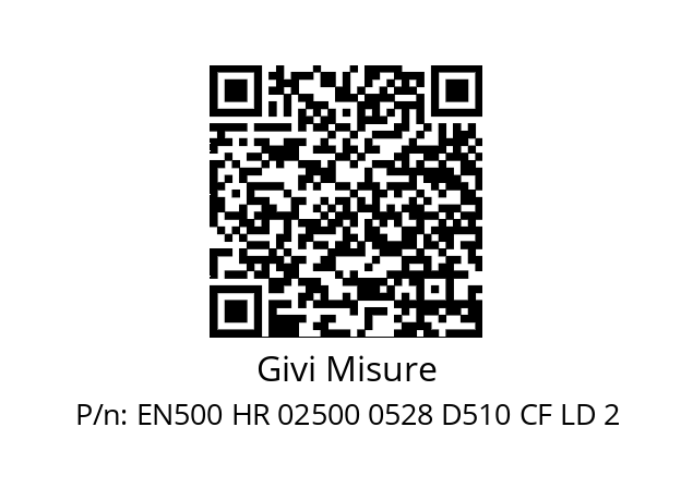   Givi Misure EN500 HR 02500 0528 D510 CF LD 2