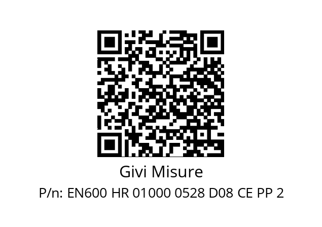   Givi Misure EN600 HR 01000 0528 D08 CE PP 2