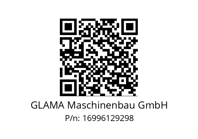   GLAMA Maschinenbau GmbH 16996129298