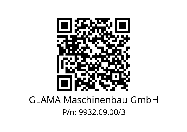   GLAMA Maschinenbau GmbH 9932.09.00/3