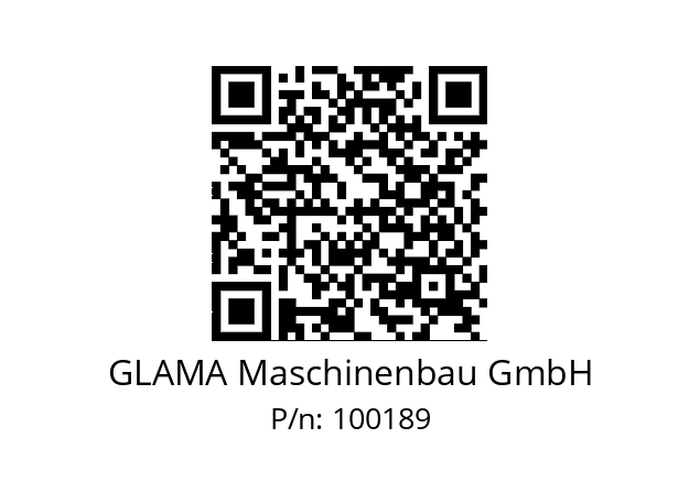   GLAMA Maschinenbau GmbH 100189