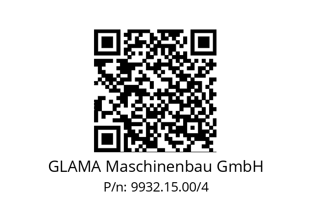   GLAMA Maschinenbau GmbH 9932.15.00/4