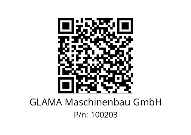   GLAMA Maschinenbau GmbH 100203