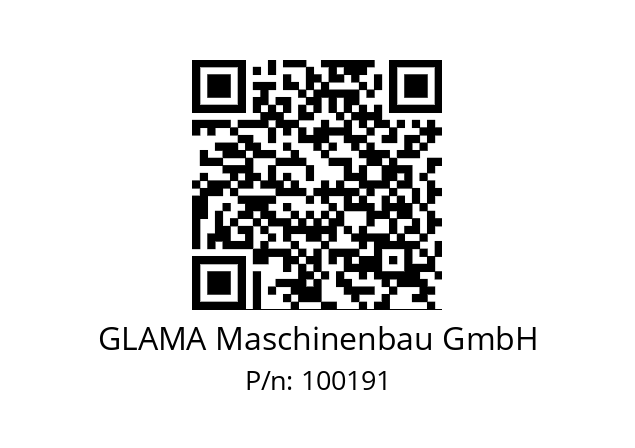   GLAMA Maschinenbau GmbH 100191