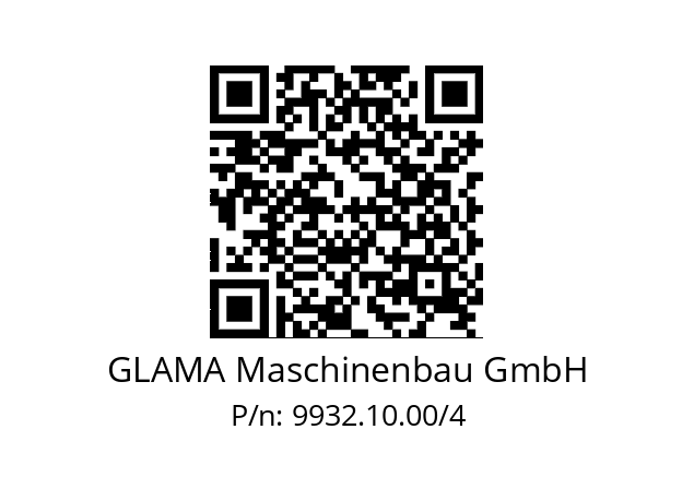   GLAMA Maschinenbau GmbH 9932.10.00/4