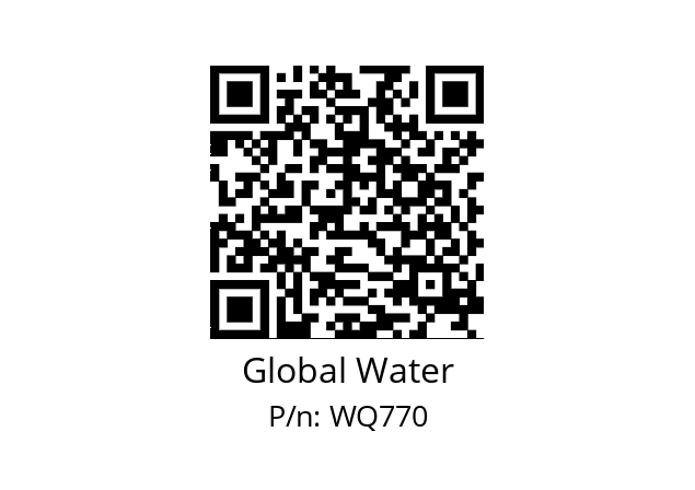   Global Water WQ770