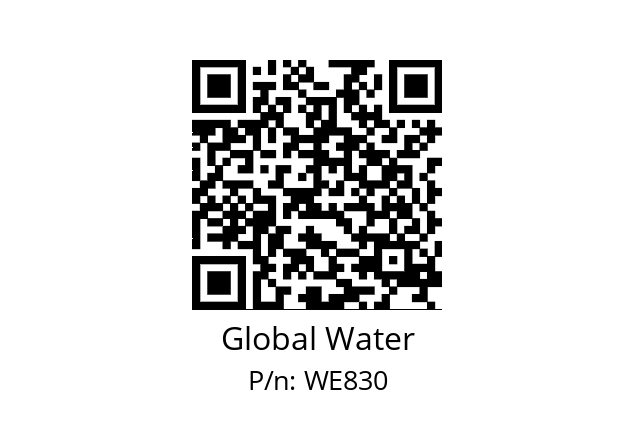   Global Water WE830