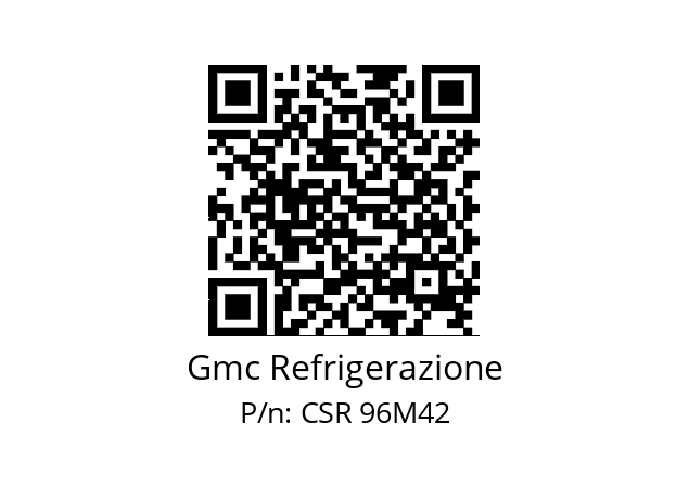   Gmc Refrigerazione CSR 96M42