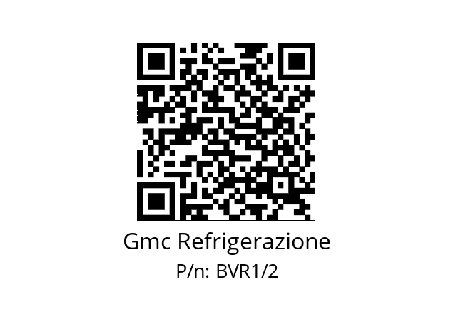   Gmc Refrigerazione BVR1/2