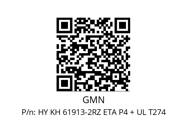   GMN HY KH 61913-2RZ ETA P4 + UL T274