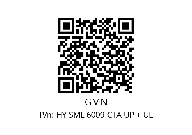   GMN HY SML 6009 CTA UP + UL