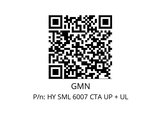   GMN HY SML 6007 CTA UP + UL