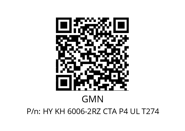   GMN HY KH 6006-2RZ CTA P4 UL T274