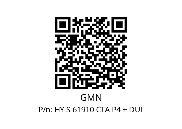   GMN HY S 61910 CTA P4 + DUL