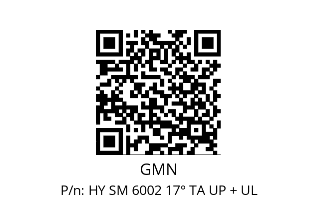   GMN HY SM 6002 17° TA UP + UL