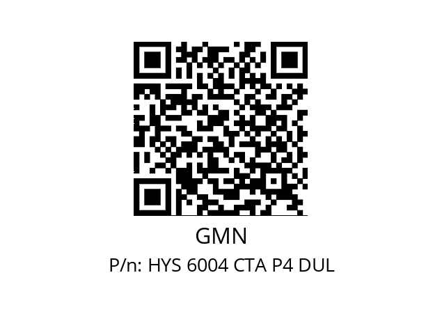   GMN HYS 6004 CTA P4 DUL